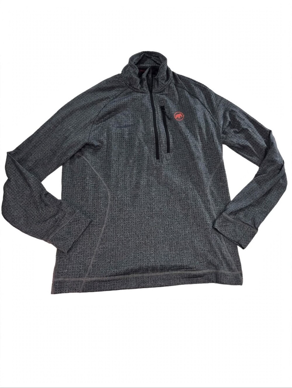 Mammut Gray 1/2 Zip Fleece Pullover Mens L